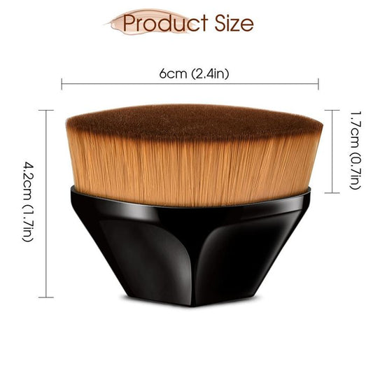 Professional Flat Top Foundation Makeup Brush – Soft Dense Kabuki Blending Brush